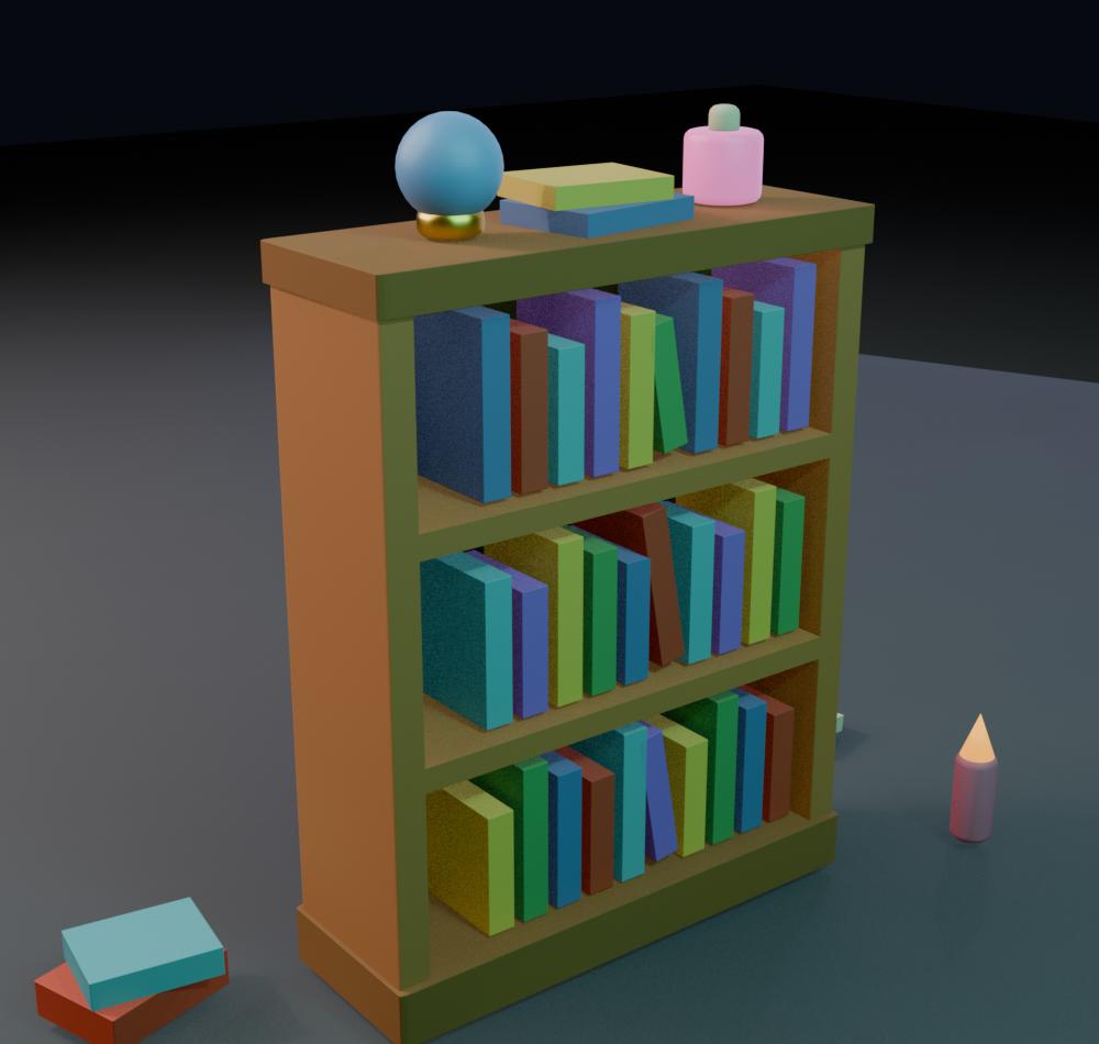 Estante de livros