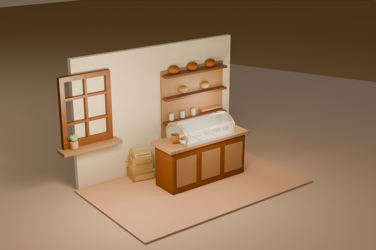 Render do Conjunto Padaria Matinal