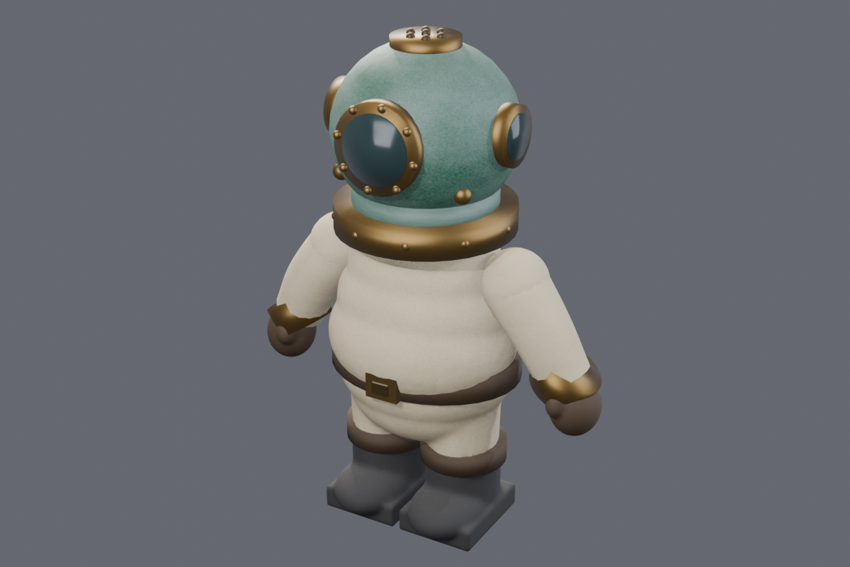 Probe model — three-quarter