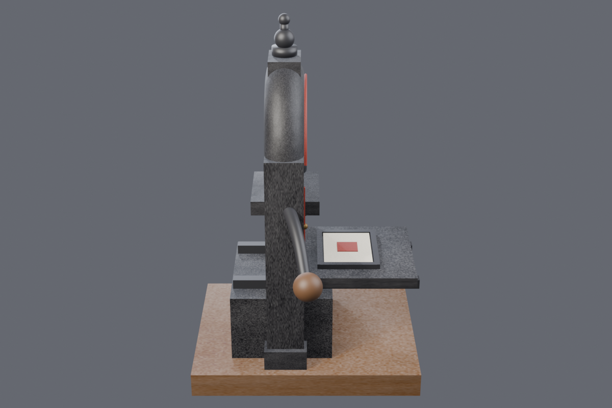 Probe turntable — side