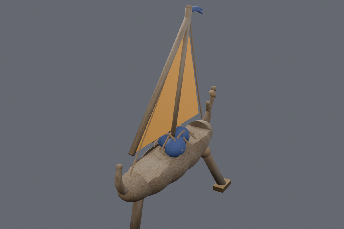 The probe-built Sirocco Skiff, quarter view