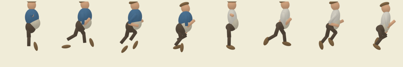 mocap villager run frames
