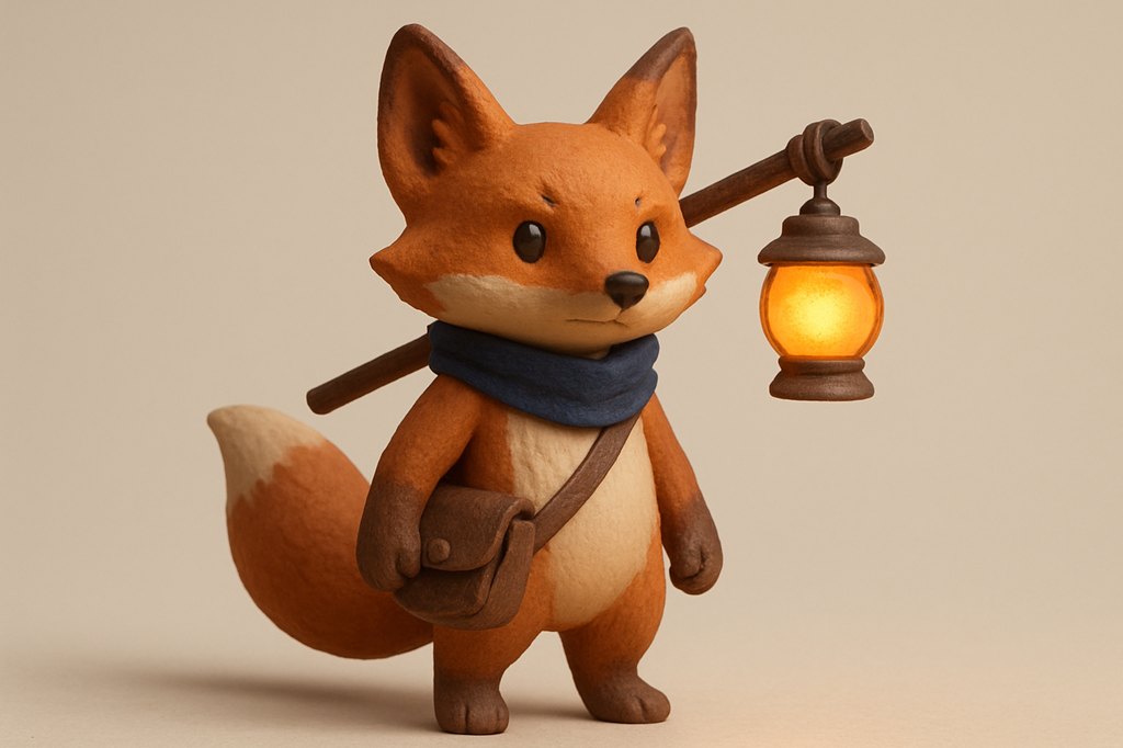 Cinder Courier fox concept