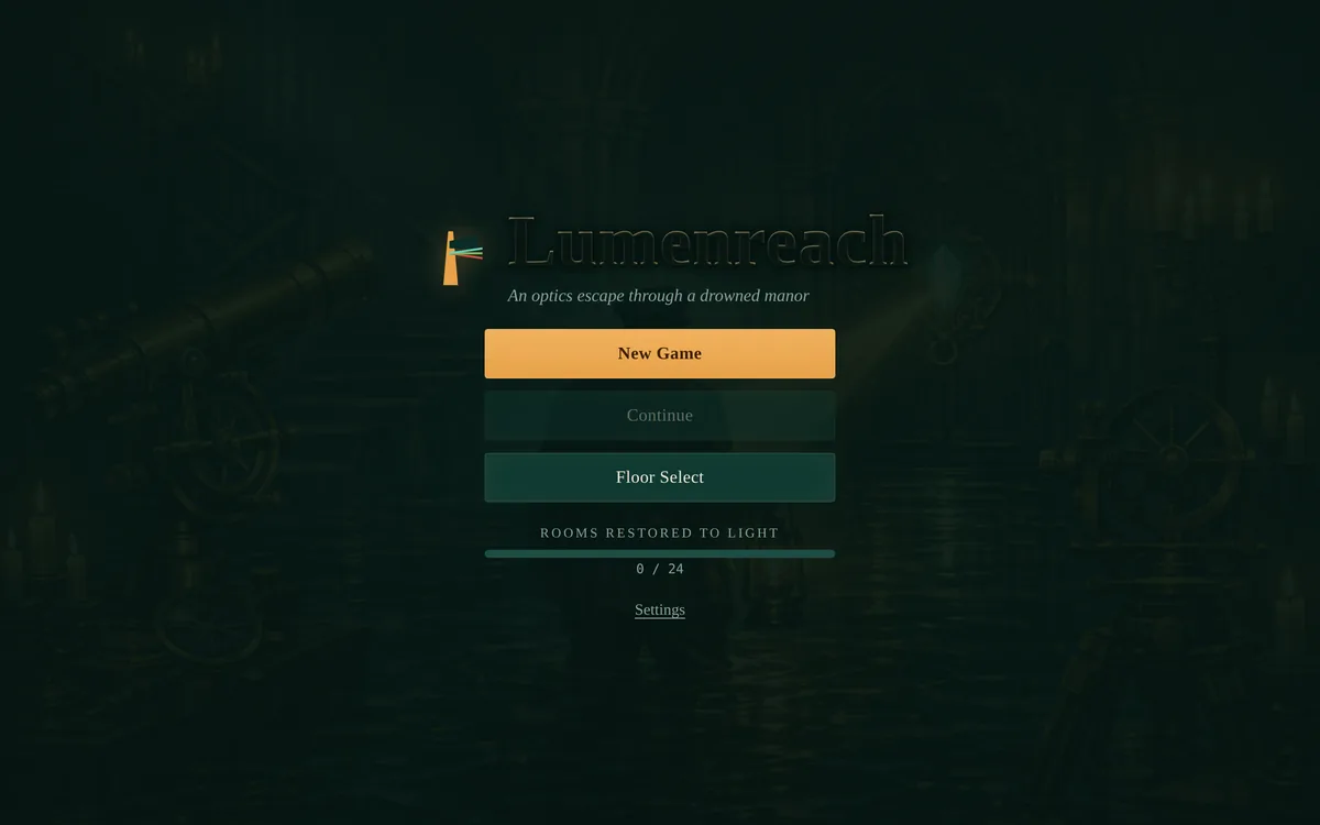 Lumenreach, an optics puzzle game built with BuildMidas