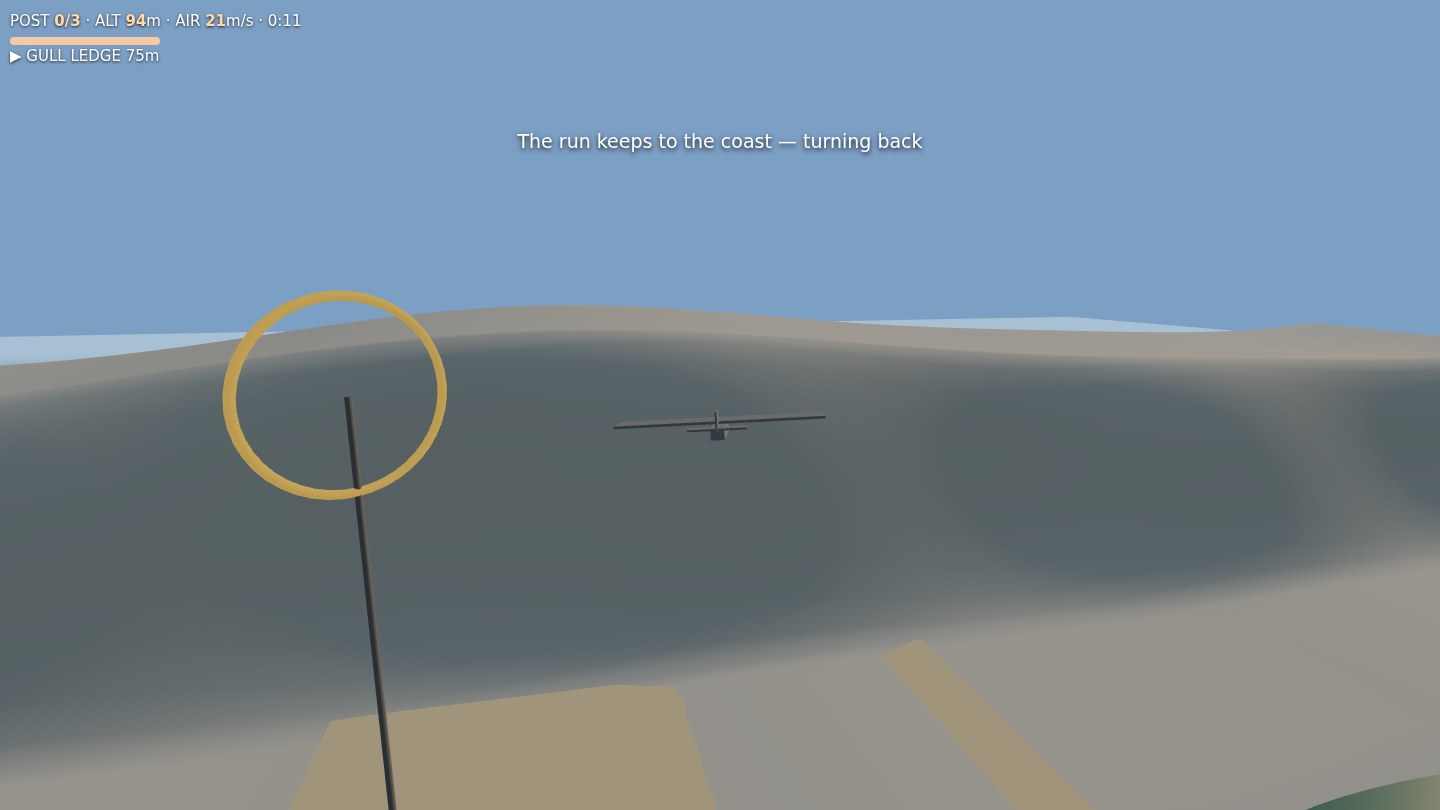 the gray blockout flying