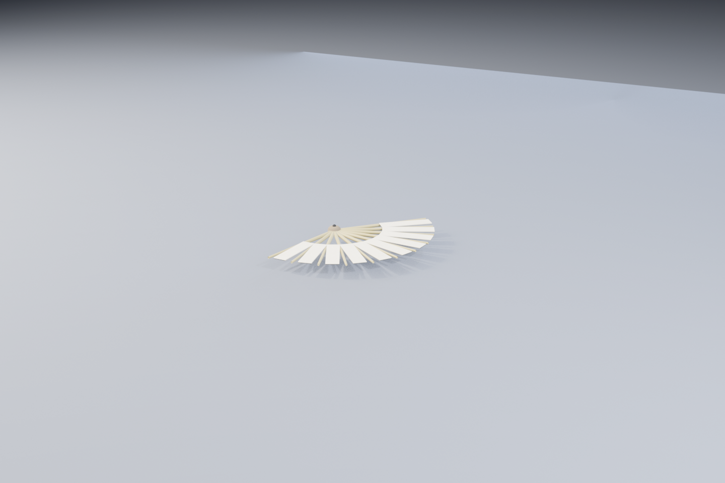 folded fan, code-modeled