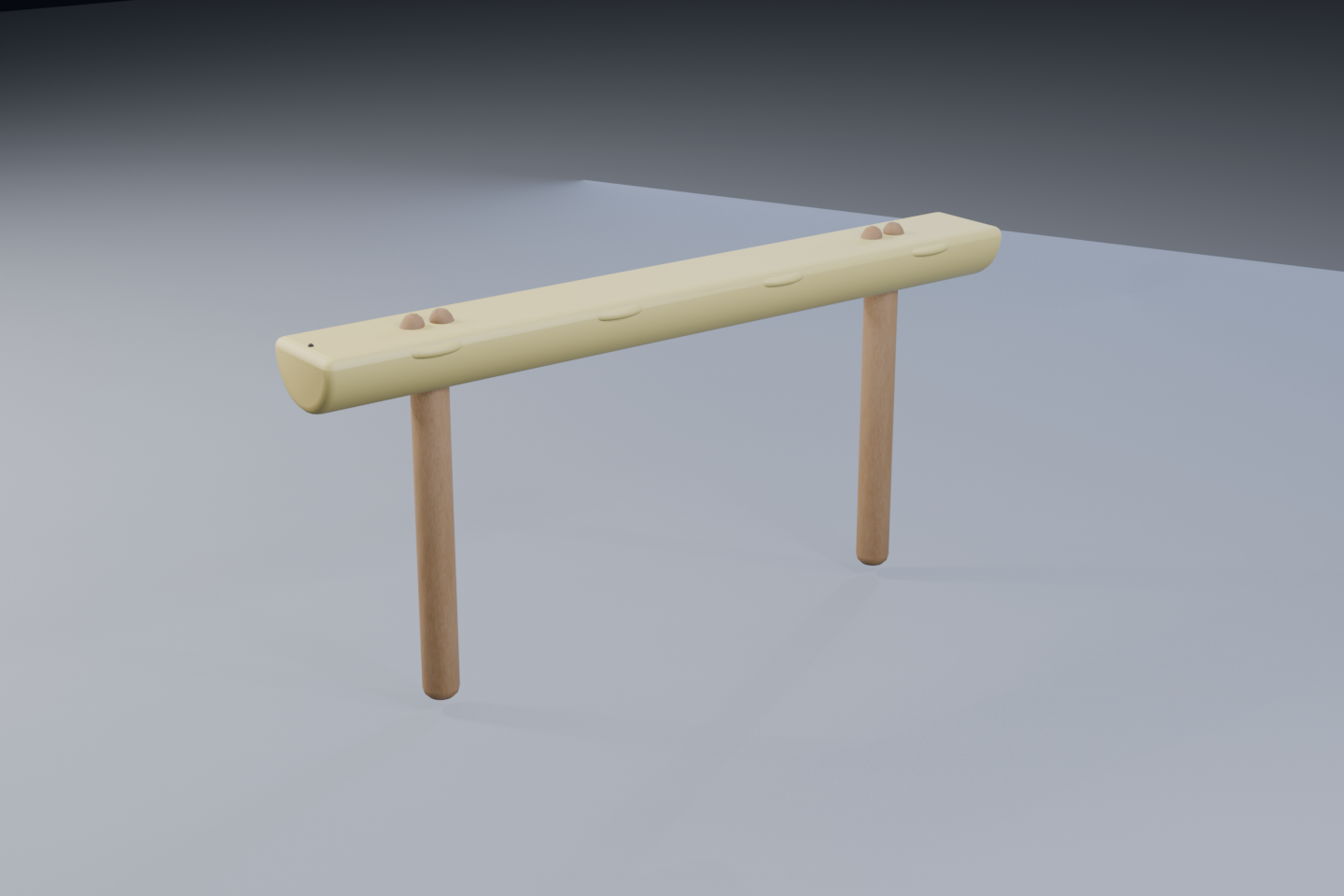 split bamboo flume, code-modeled