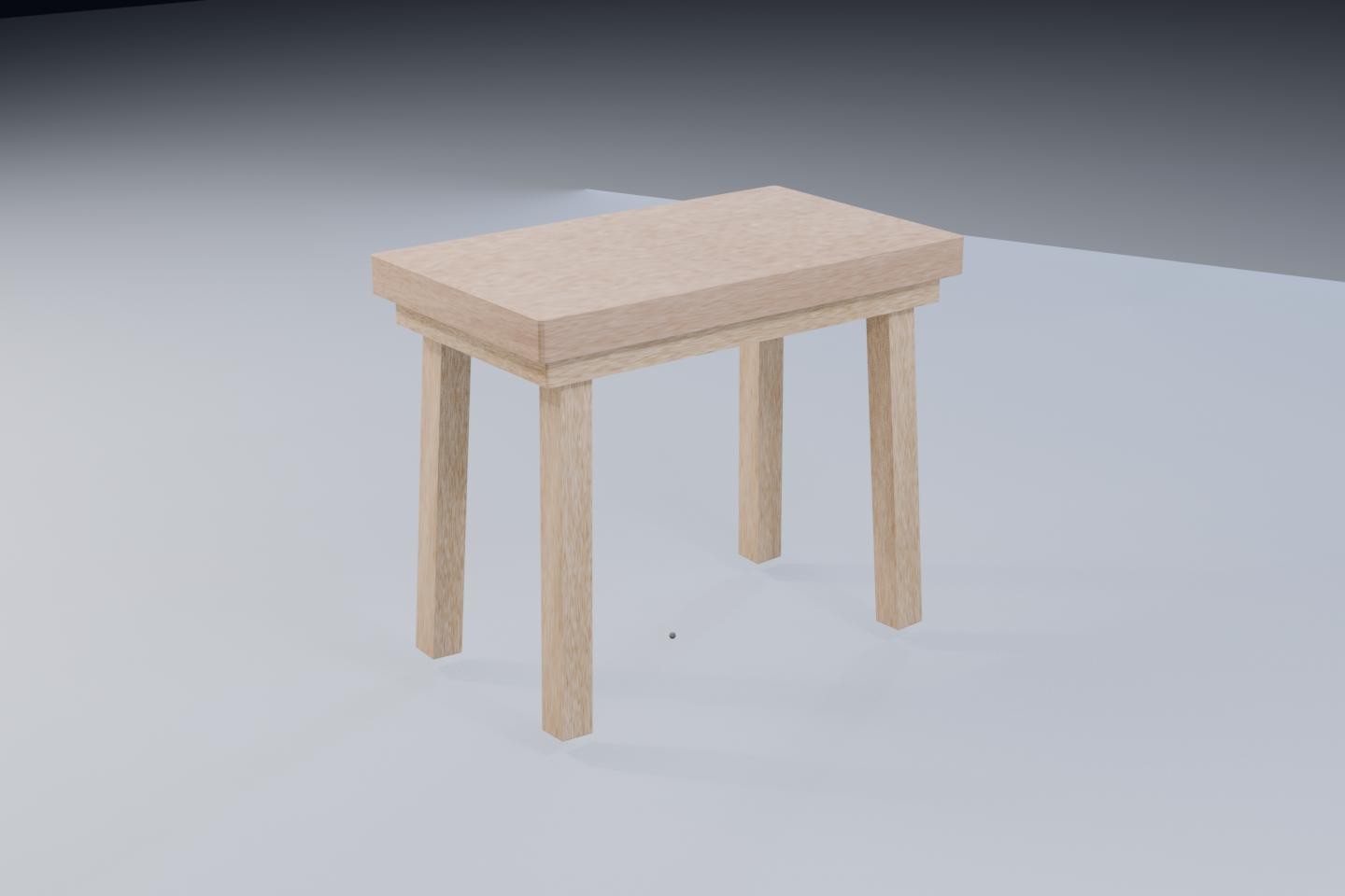 piano bench, code-modeled