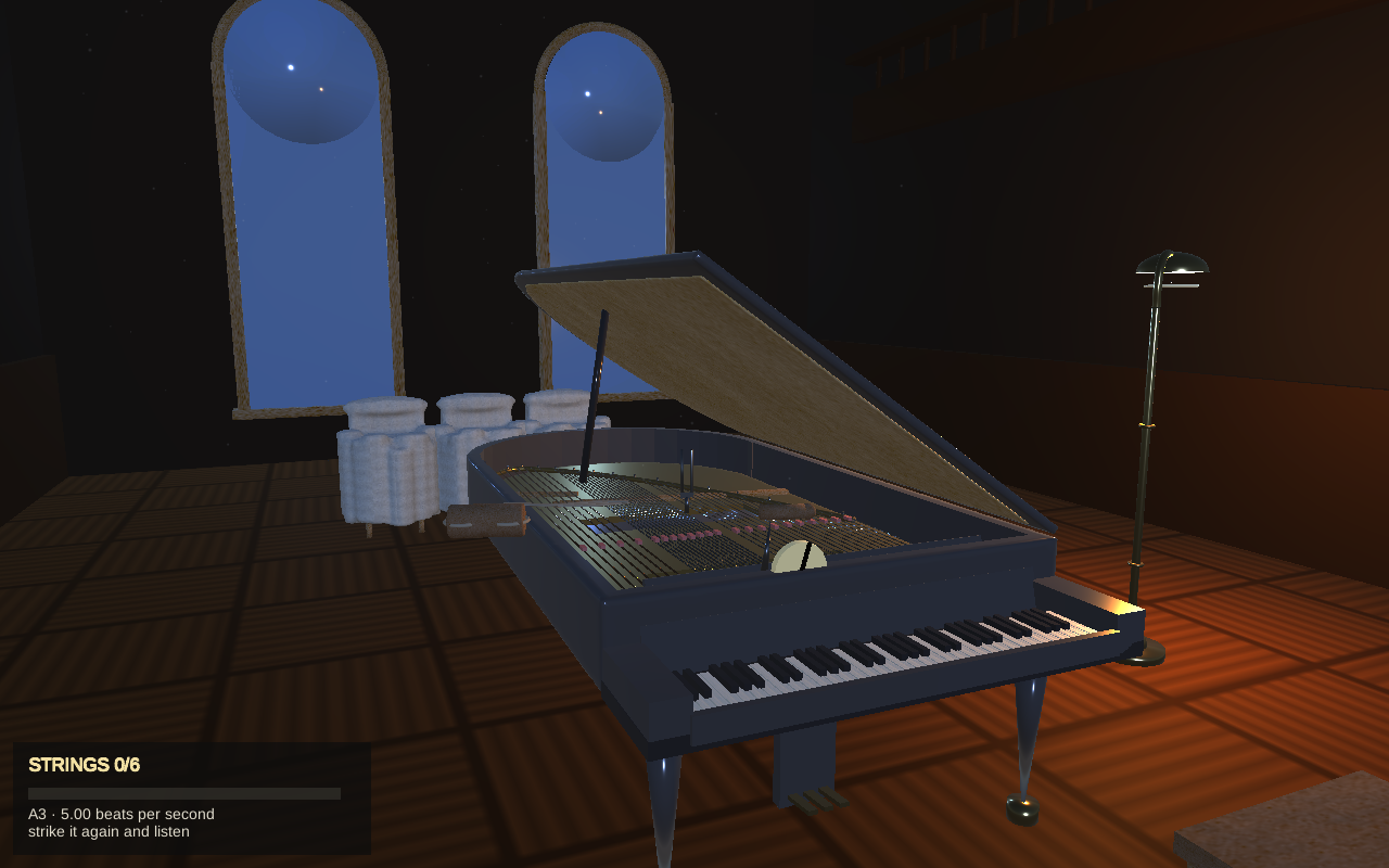 the same hall live in the Unity engine