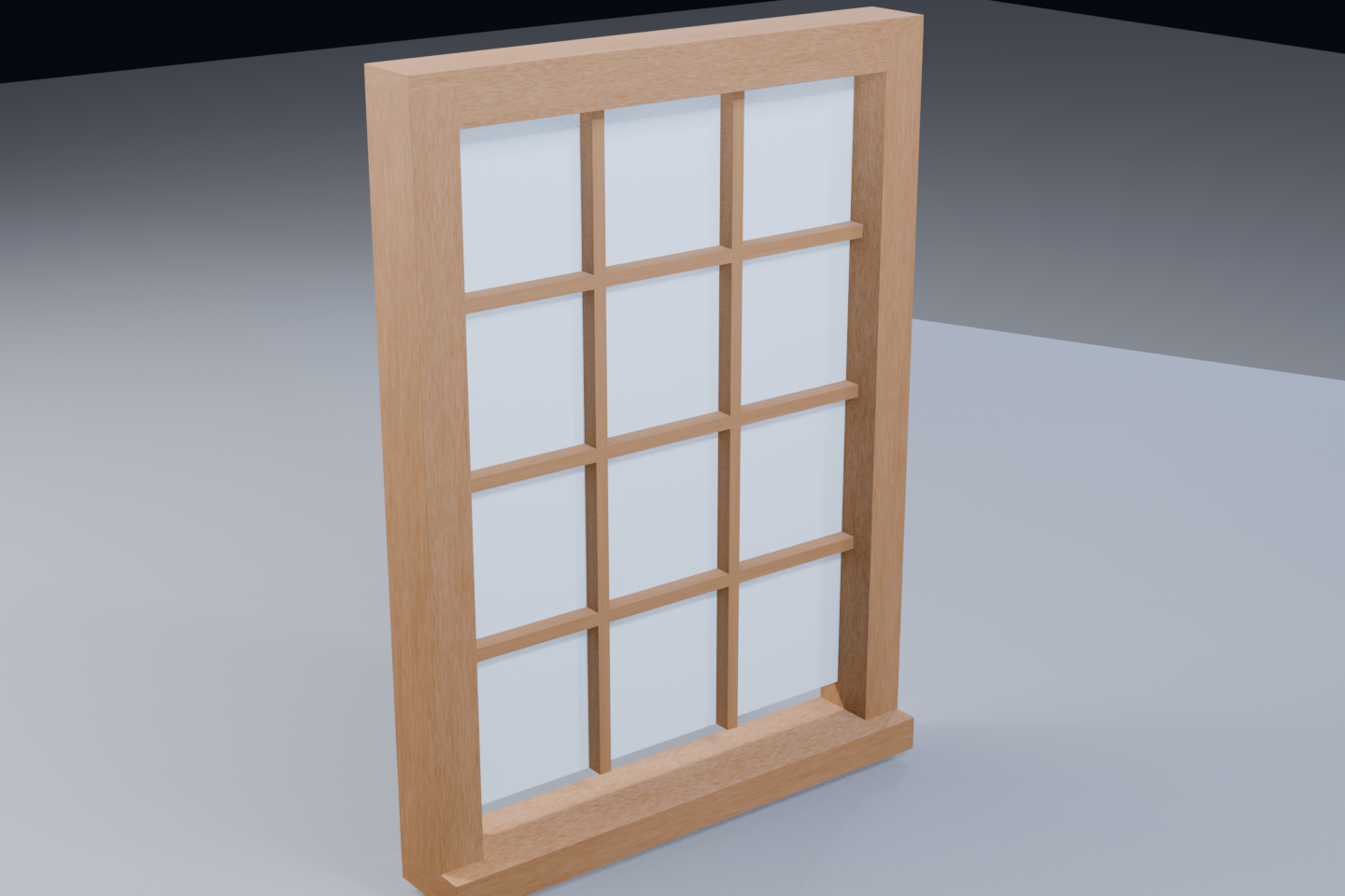 paned window, code-modeled